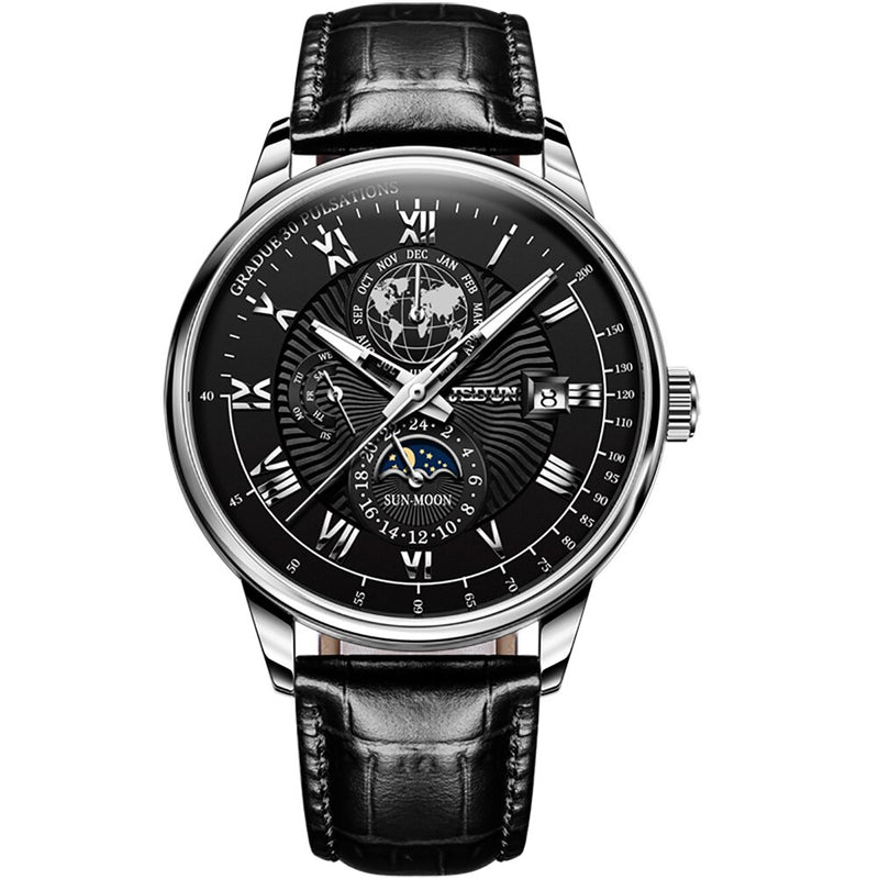 JSDUN Men Luxury Automatic Mechanical Watch - Elevate Your Style with Vintage Sophistication and ...