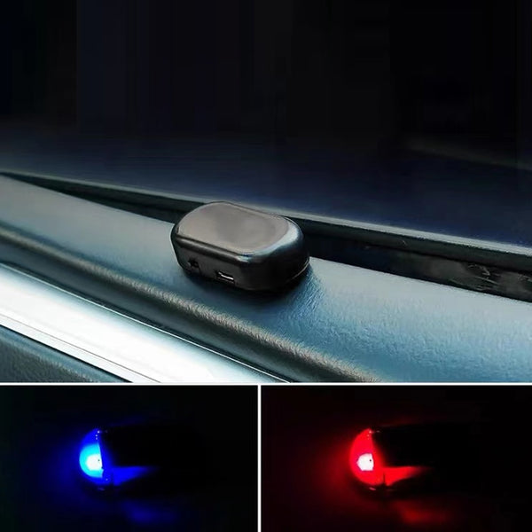 LED Solar Powered Alarm Lamp - Protect Your Car with the Ultimate Anti-Theft Solution - Reliable ...