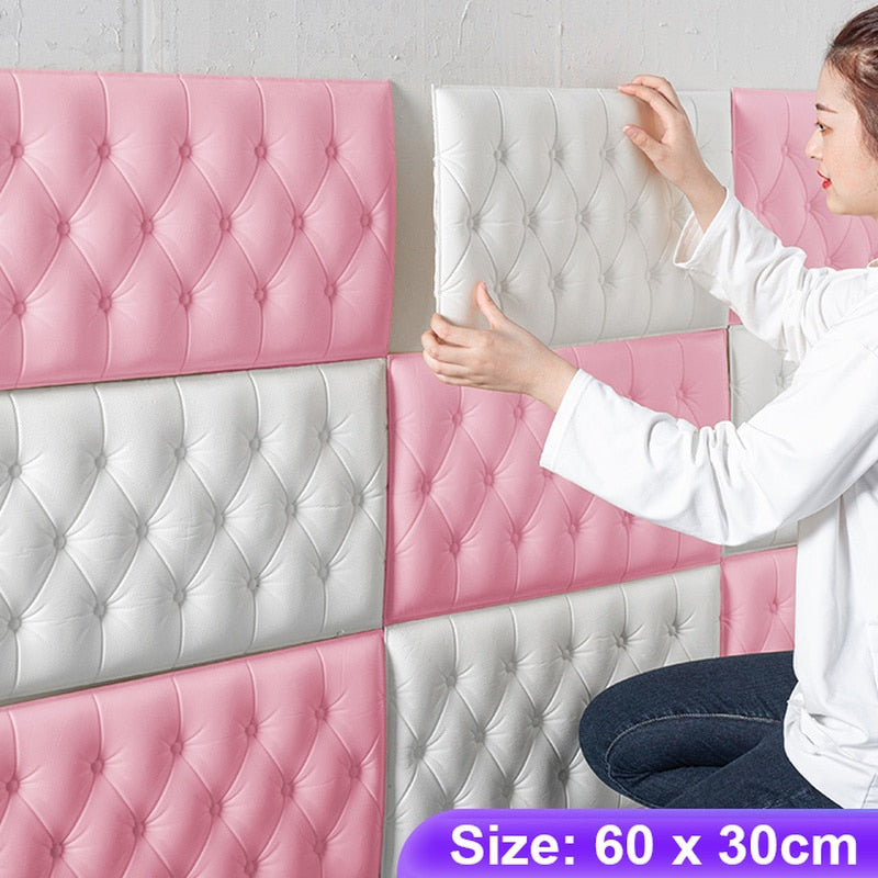 BERRY'S BUYS™ 3D Self-adhesive Thicken Wall Stickers - Upgrade Your Home Decor with Style and Protection - Berry's Buys