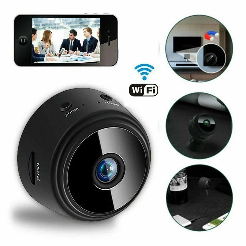 Security Protection Camera Indoor - Stay Protected 24/7 with Full-HD Video & Advanced Night Vision