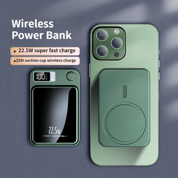 BERRY'S BUYS™ 10000mAh Macsafe Powerbank - The Ultimate Wireless Charging Solution - Stay Connected On-The-Go! - Berry's Buys