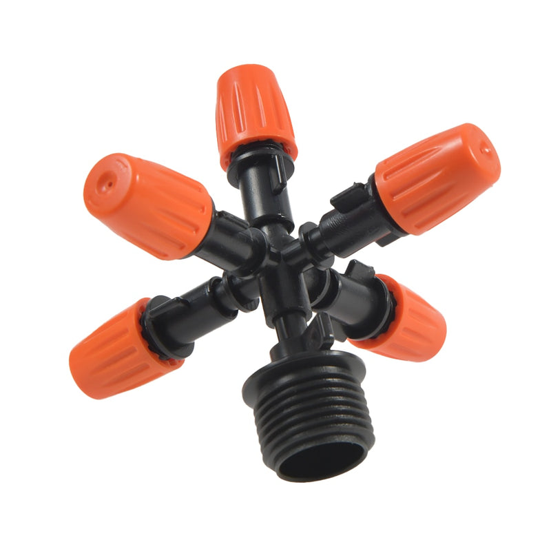BERRY'S BUYS™ 1/2" Mist Sprinkler 5-way Fog Nozzle - Effortless Precision for Happy, Healthy Plants - Berry's Buys