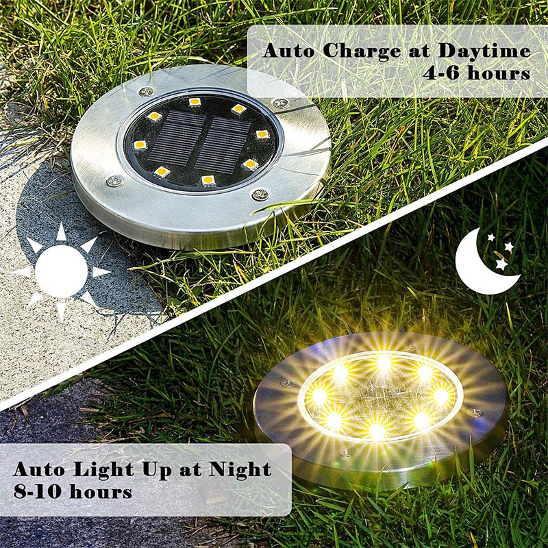 Upgraded Solar Lawn Lights - Add Elegance to Your Outdoor Space - Enjoy Energy Savings