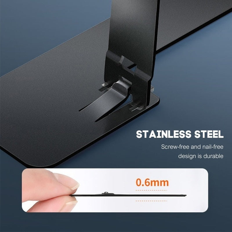 Ultra-thin Mini Metal Folding Mobile Phone Holder Stand - The Sleek and Stylish Solution for Hand...