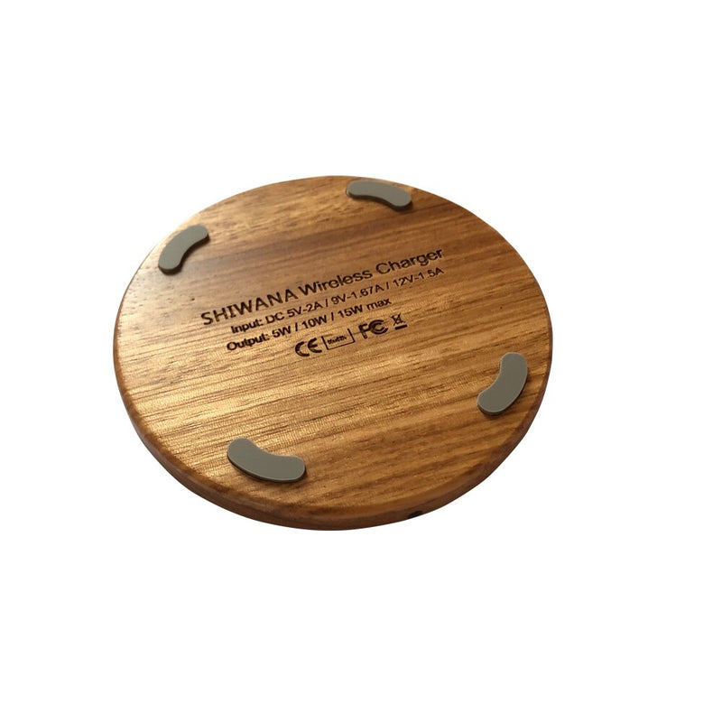 SHIWANA Wooden Wireless Charger - Charge in Style with Lightning-Fast Speeds - Enjoy Efficient an...