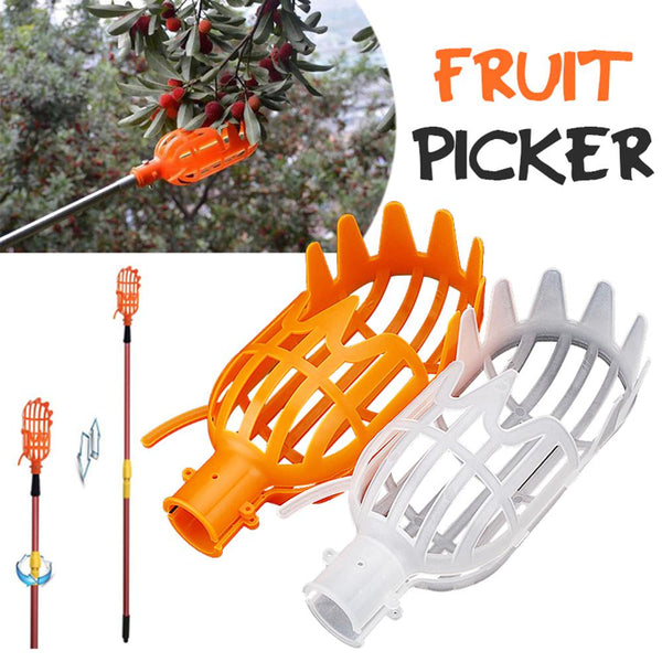 BERRY'S BUYS™ Garden Basket Fruit Picker Head - Effortlessly Collect High-Altitude Fruit - Perfect Tool for Avid Gardeners - Berry's Buys