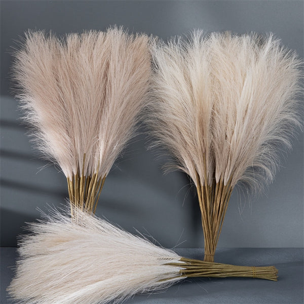 BERRY'S BUYS™ Fluffy Pampas Grass - Elevate Your Decor with Realistic Silk Flowers - Create Stunning Bouquets for Any Occasion - Berry's Buys