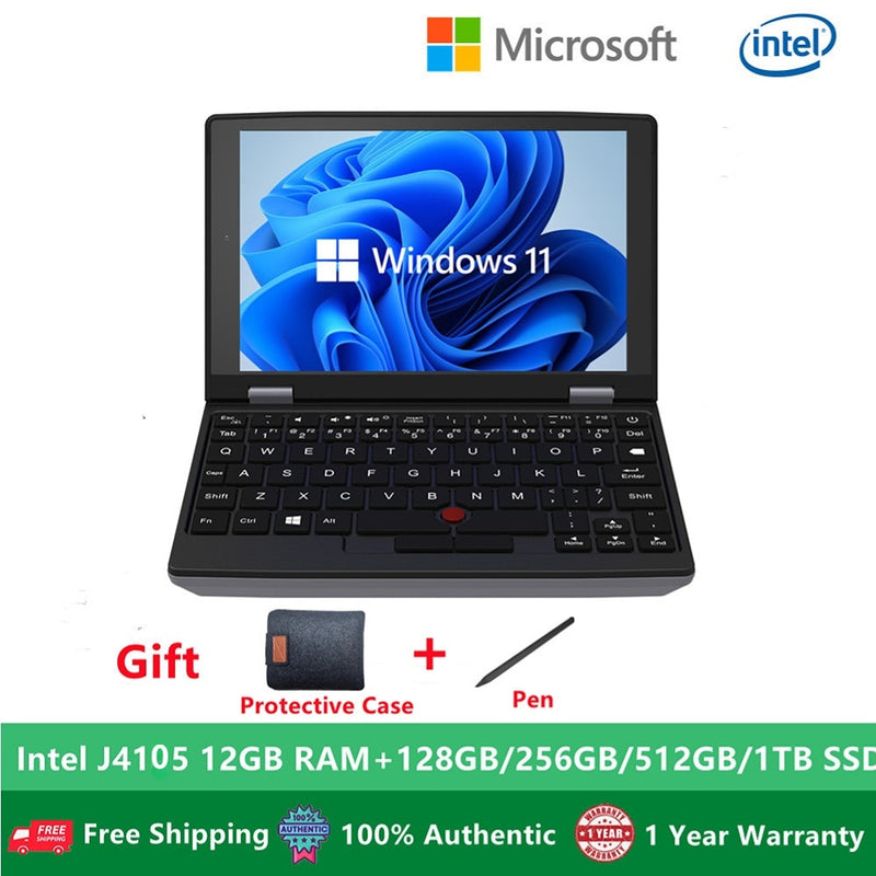 BERRY'S BUYS™ 2023 Portable Mini Notebook Laptop - Your Perfect Companion for Productivity On-The-Go - Boost your Efficiency and Style - Berry's Buys