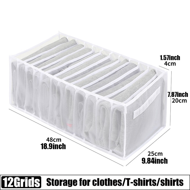 Jeans Organization Storage Box - Keep Your Closet Clutter-Free and Organized - Enjoy a Neat and T...