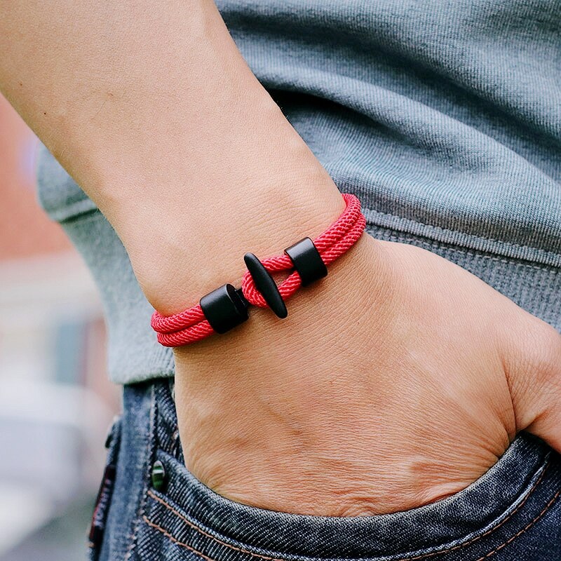 BERRY'S BUYS™ 51Luckind Simple Design Milan Rope Bracelet - A stylish and practical accessory for your outdoor adventures - Handmade with high-quality materials. - Berry's Buys