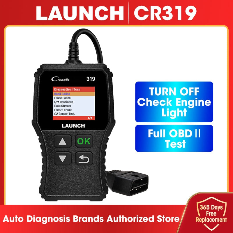 Launch Creader319 CR319 Car Code Reader - Diagnose Your Car's Engine Faults with Ease - A Must-Ha...