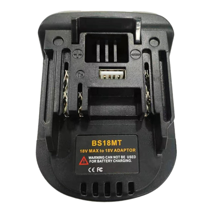 BERRY'S BUYS™ BS18MT Battery Adapter Converter USB - Convert Your Bosch Batteries to Makita Lithium Batteries - Save Money and Keep Your Tools Running - Berry's Buys