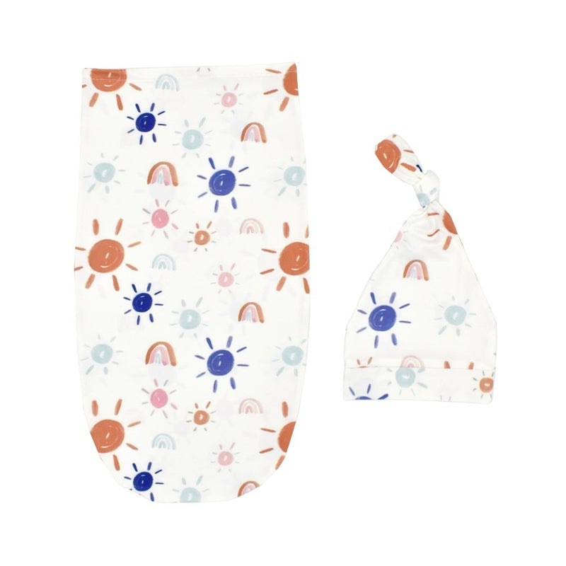 Newborn Swaddle Wrap and Hat Set - Keep Your Baby Cozy and Stylish with Our Adorable Designs