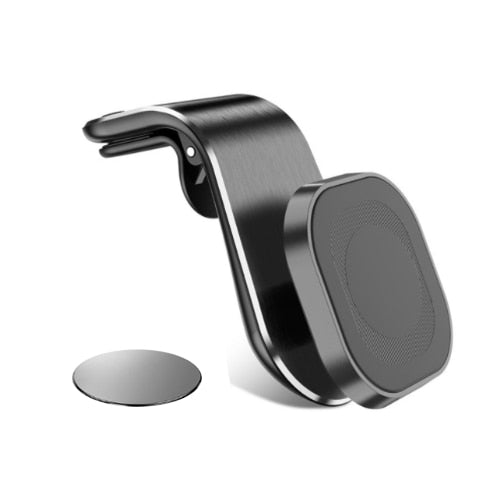 Magnetic L-Type Phone Holder - Keep Your Phone Safe and Hands-Free While Driving - Upgrade Your D...