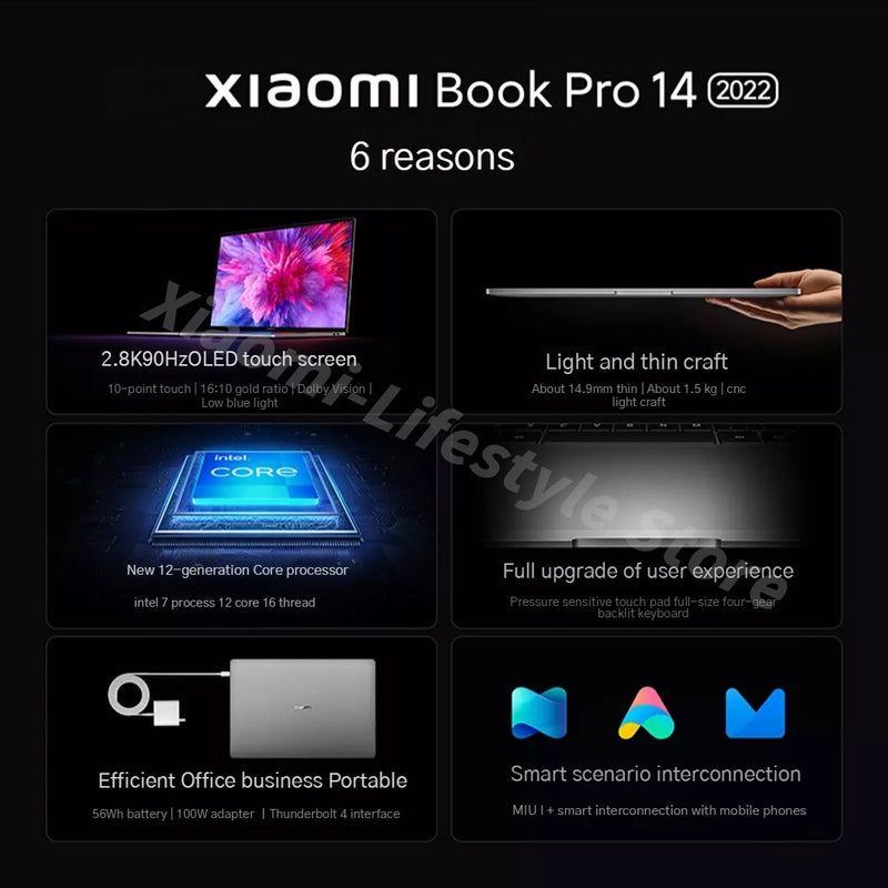 Xiaomi Mi Book 14 2022 Laptop - Unleash Your Computing Power - Slim, Sleek and Supercharged