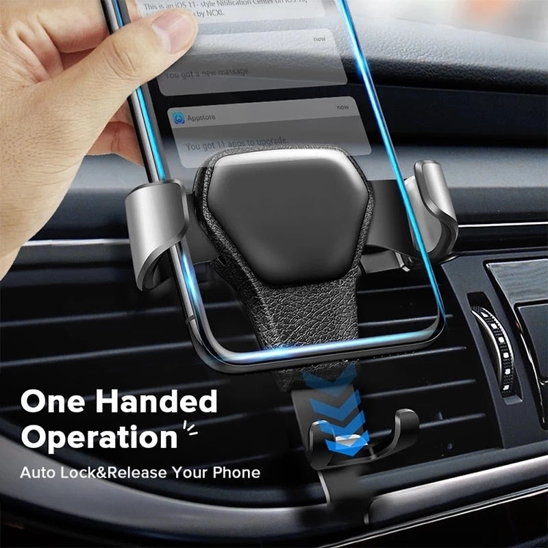 BERRY'S BUYS™ Gravity Car Holder for Phone - The Ultimate Driving Companion - Keep Your Phone Safe and Accessible - Berry's Buys