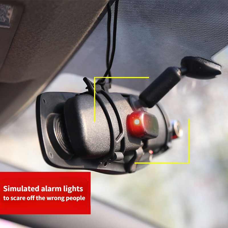 BERRY'S BUYS™ Car Fake Security Light - Keep Your Vehicle Safe with a Solar-Powered Dummy Alarm - Berry's Buys