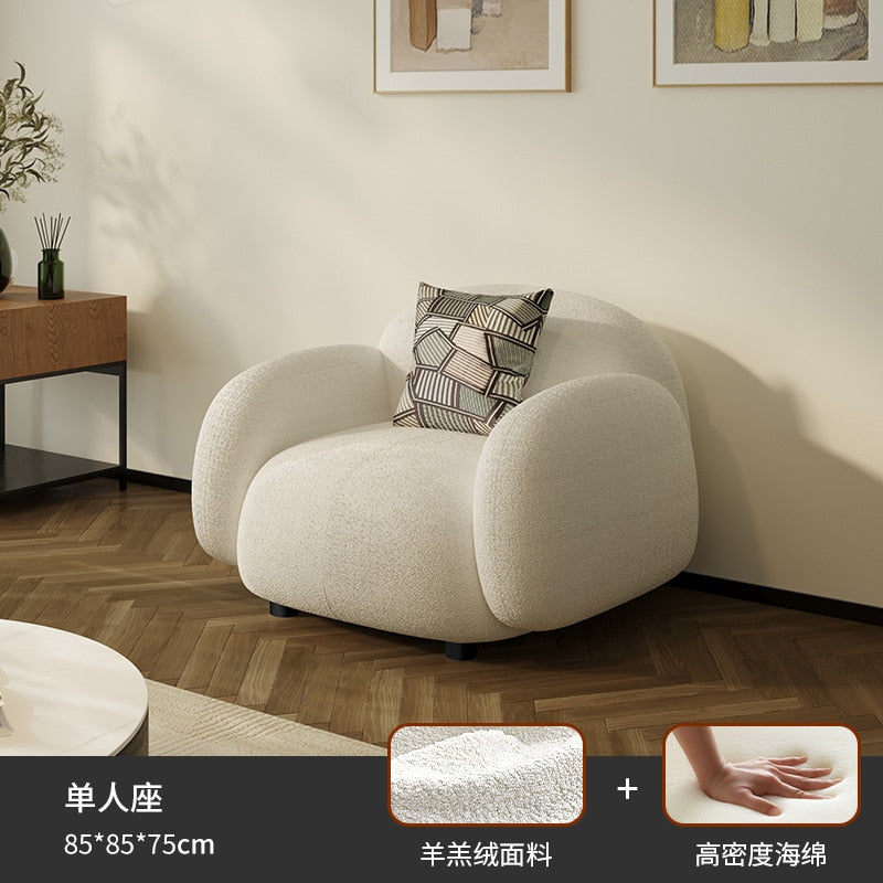 Luxury Sofa Living Room Furniture Straight Sofa - Elevate Your Home Decor with Style and Comfort
