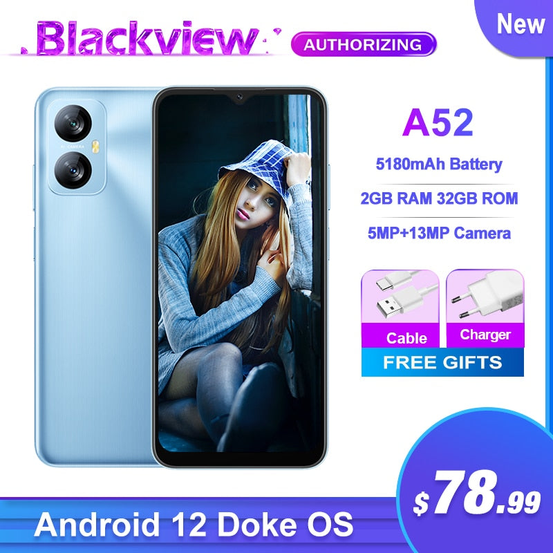 BERRY'S BUYS™ Blackview A52 Smartphone - Style Meets Functionality - Upgrade Your Mobile Experience - Berry's Buys