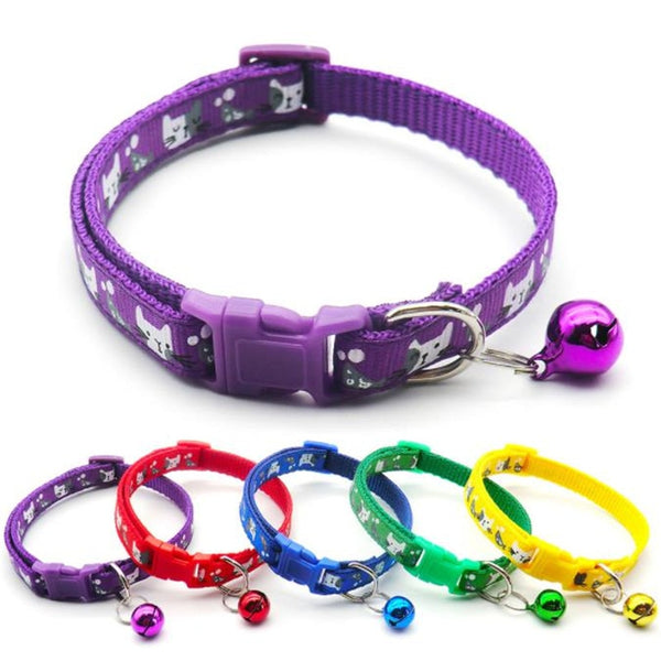 BERRY'S BUYS™ Fashion Pet Cat Collar - Upgrade Your Feline's Style with our Colorful, Adjustable and Bell-Decorated Collar! - Berry's Buys