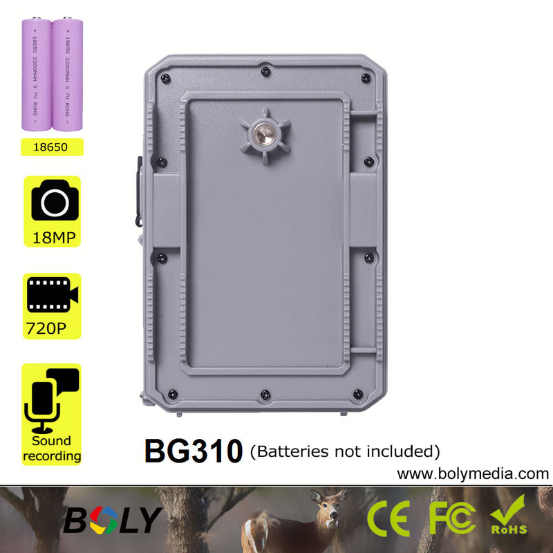 BERRY'S BUYS™ Boly BG310 Hunting Trail Camera - Capture Stunning Wildlife Footage Like a Pro - 18MP High-Resolution Images and 720p HD Video - Berry's Buys